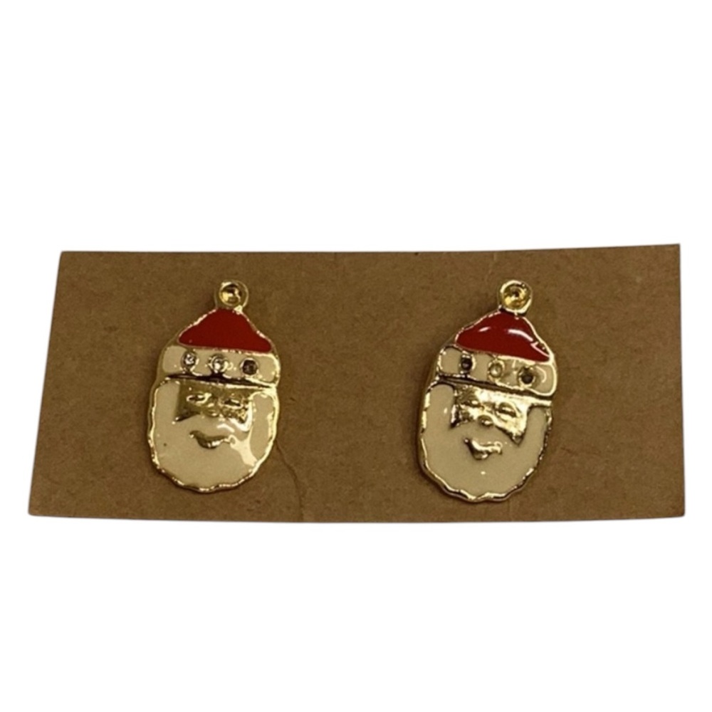 🌺 Santa Face Earrings